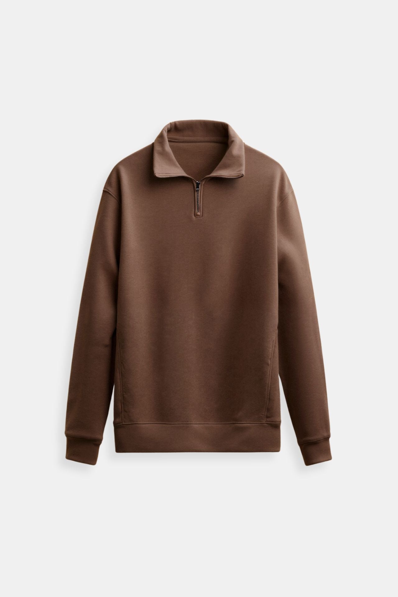 Minimalistischer Fleece-Pullover mit Reißverschluss – Wärme & Stil vereint