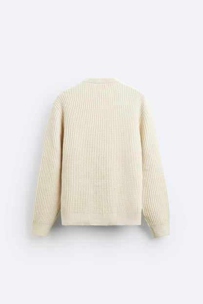 Klassischer Grobstrickpullover für maximalen Komfort
