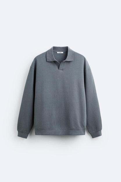 Beiger Pullover mit Polokragen – Lässiger Stil mit Eleganz