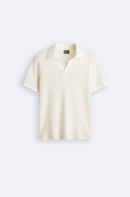 Stilvolles Strick-Poloshirt für einen eleganten Look