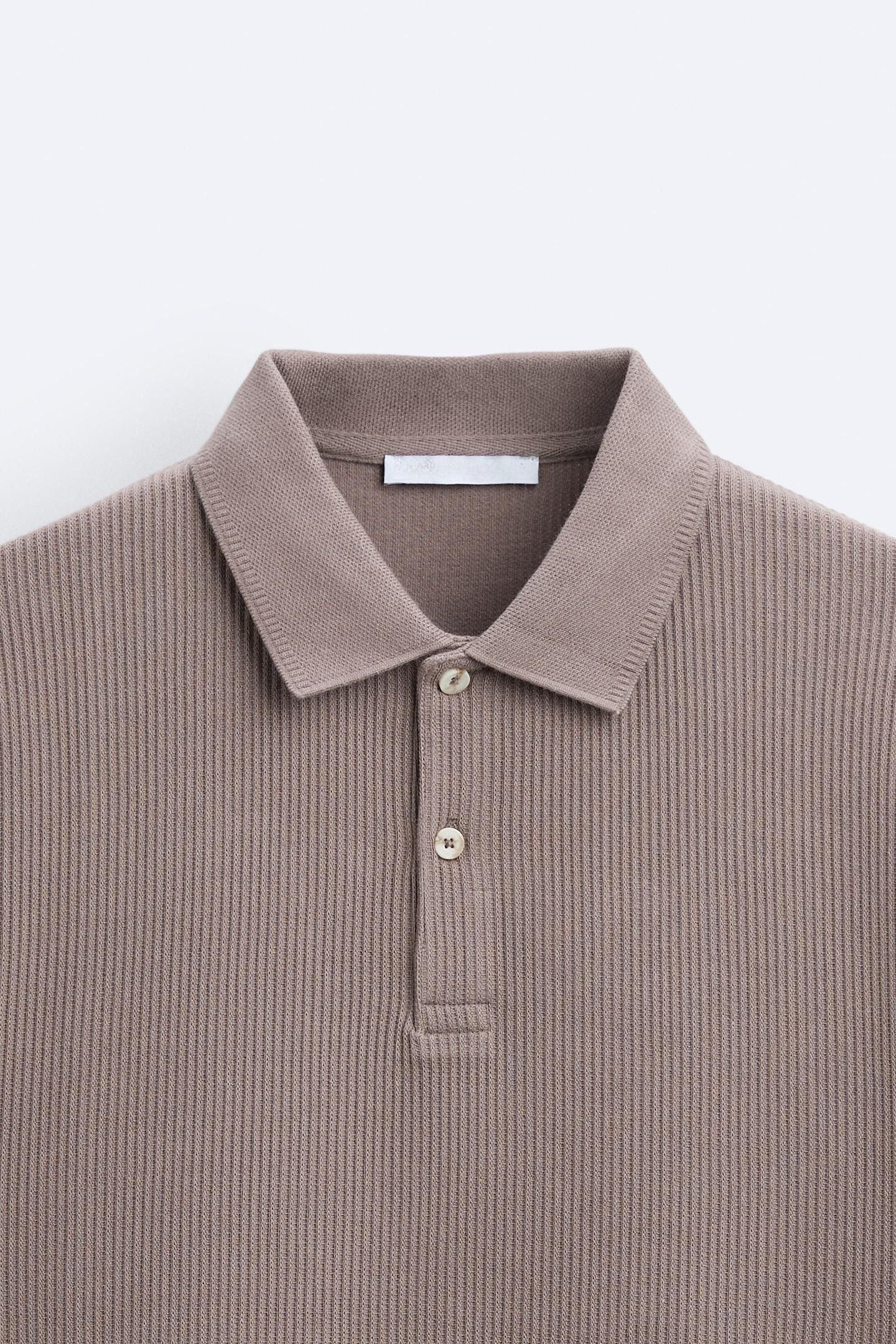 Kurzärmeliges Poloshirt in Cremeweiß – Minimalistisch und Bequem