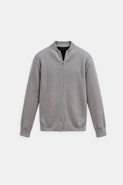 Elegante Minimalistische Strickjacke mit Reißverschluss | Stil & Komfort vereint