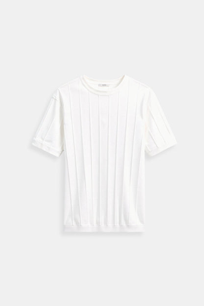 Old Money Classic Heavy O-Neck Striped T-Shirt