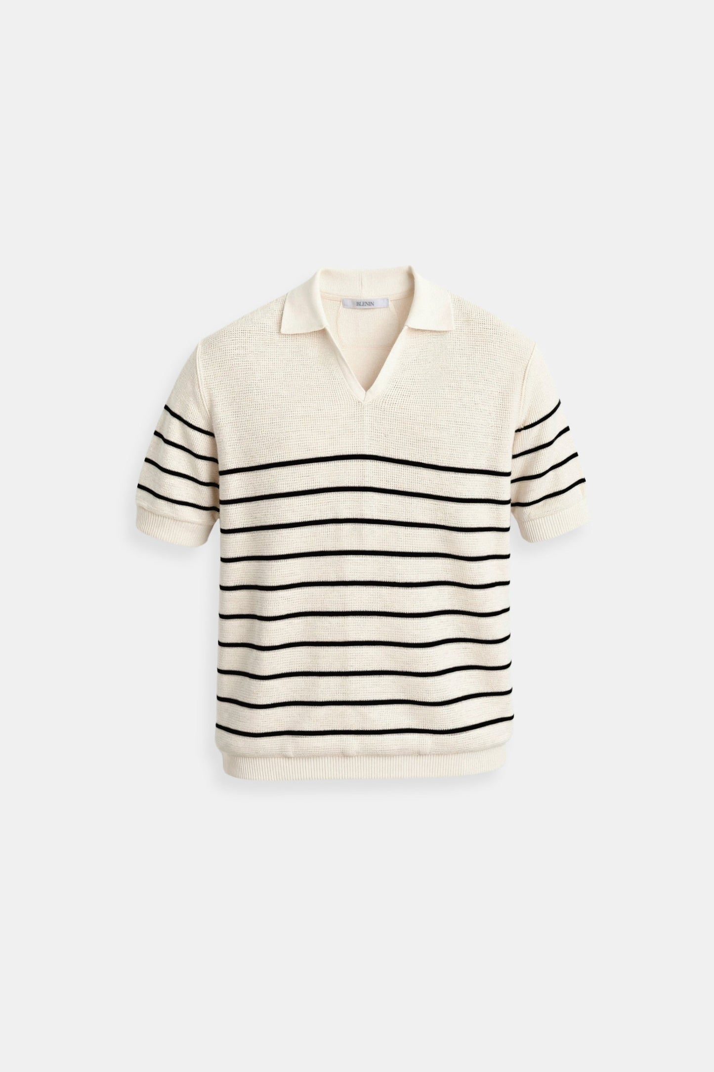 Gestreiftes Herren-Poloshirt mit kurzen Ärmeln – Zeitlos &amp; Vielseitig