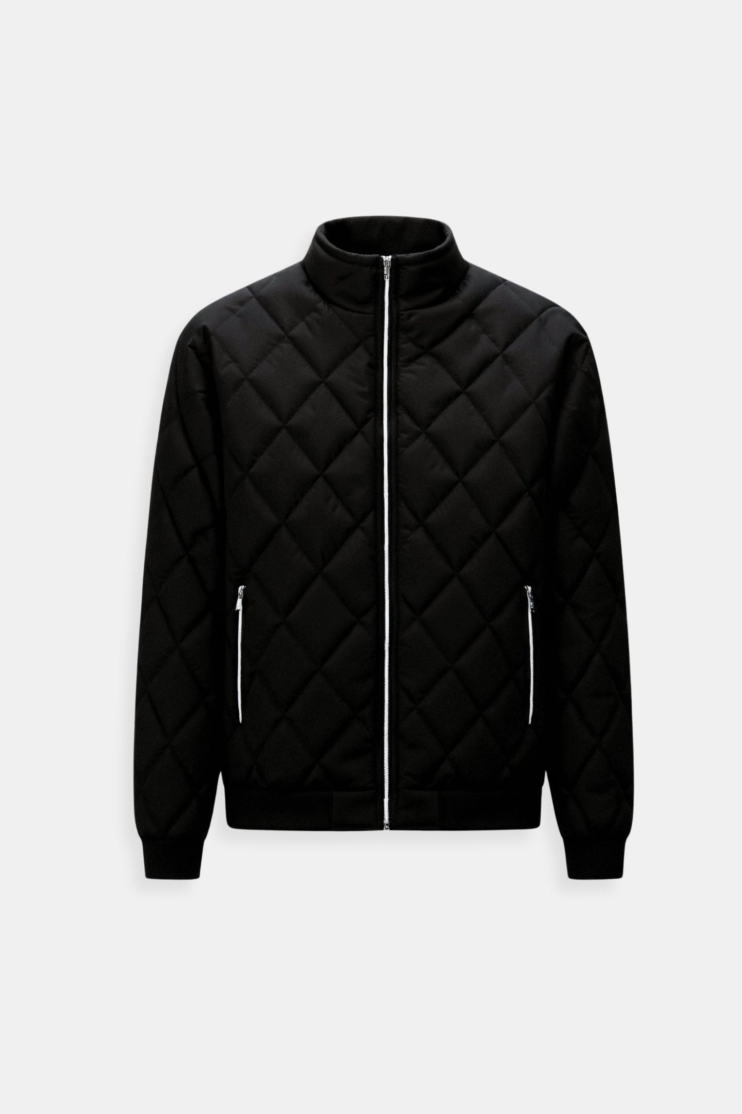 Alessandro | Klassische Herren-Steppjacke in Schwarz