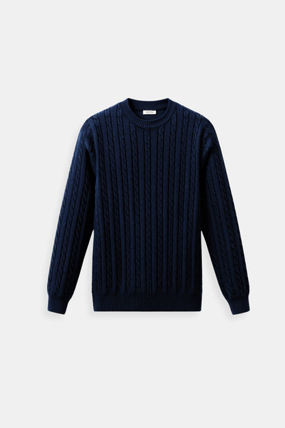 Klassischer Zopfstrickpullover | Eleganz trifft auf Komfort