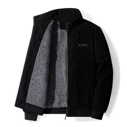 Elias | Retro-Samt-Sherpa-Jacke