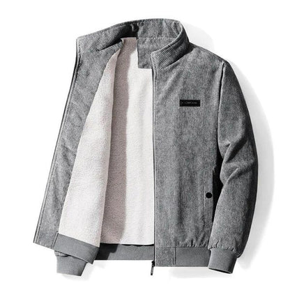 Elias | Retro-Samt-Sherpa-Jacke