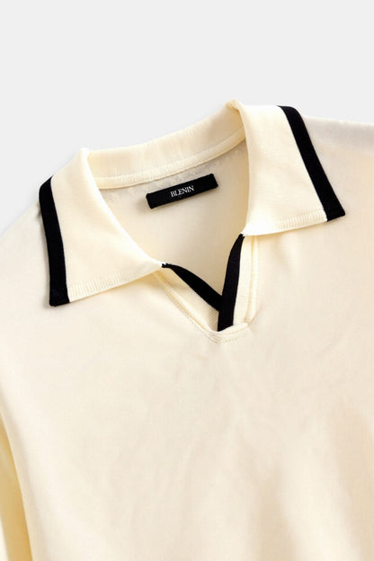 Herren-Poloshirt mit Kontrastdetails – Elegant & Modern