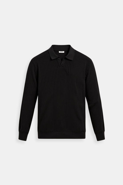 Minimalistisches Strick-Poloshirt | Eleganz & Komfort in Perfektion