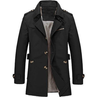 Jens | Herren Trenchcoat – Klassisch, Stilvoll & Vielseitig