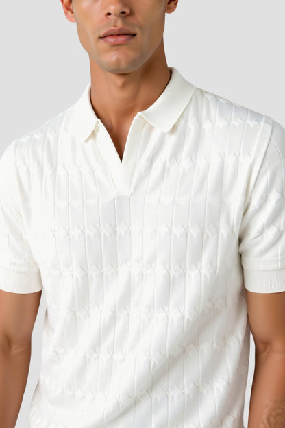 Herren-Polohemd in Weiß – Klassisch und Elegant