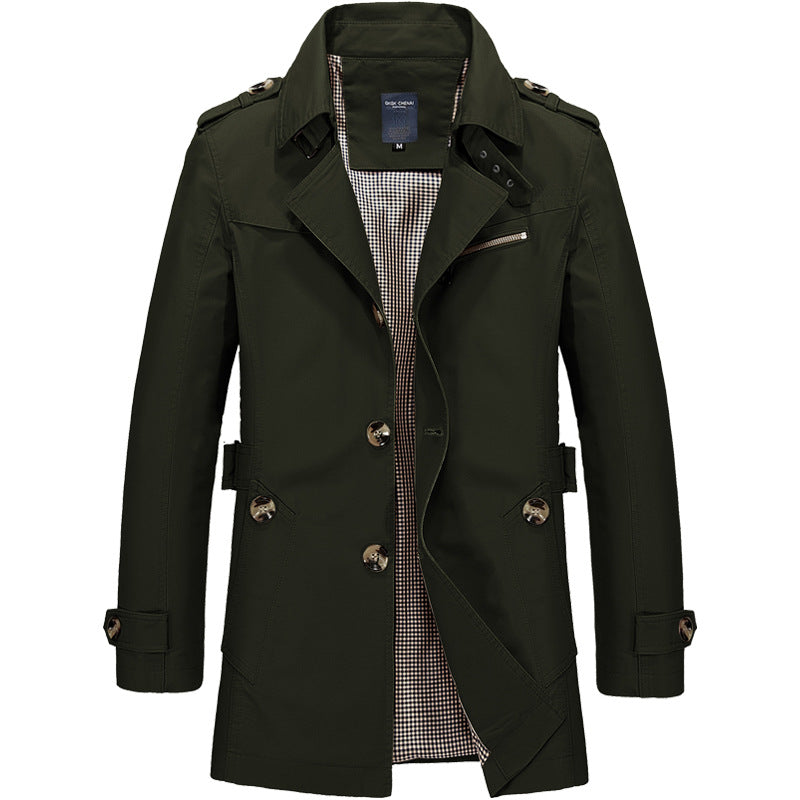 Jens | Herren Trenchcoat – Klassisch, Stilvoll & Vielseitig