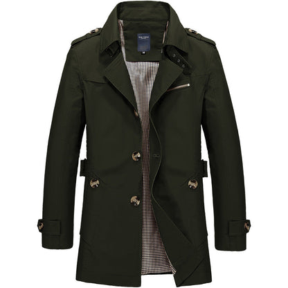 Jens | Herren Trenchcoat – Klassisch, Stilvoll & Vielseitig