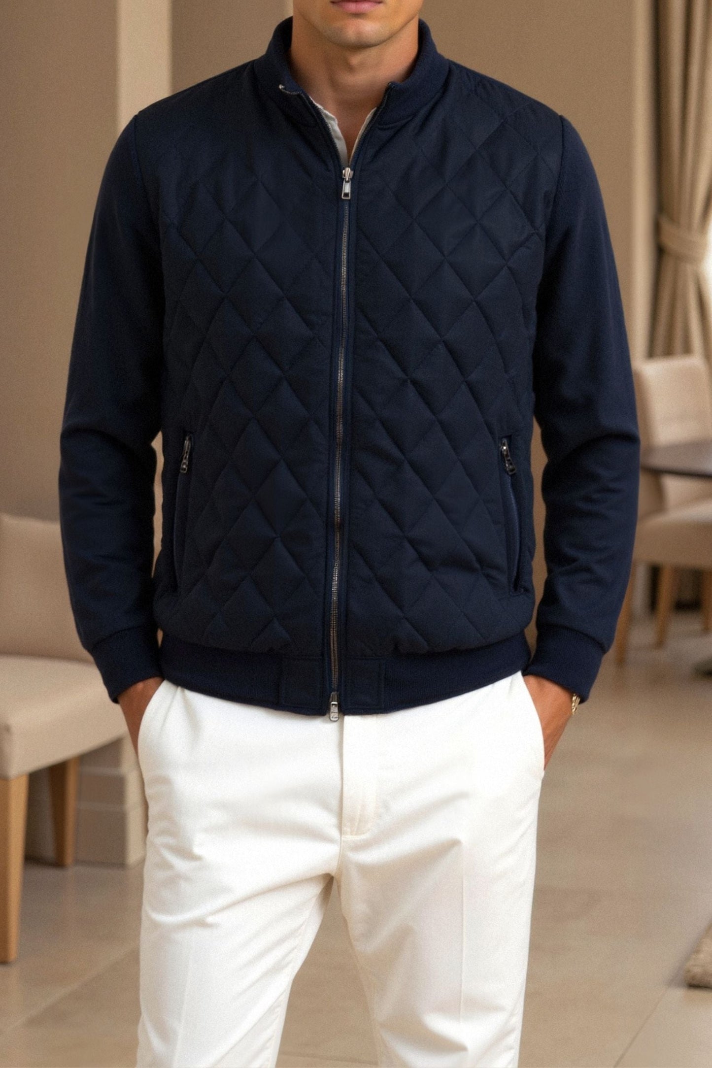 Leonardo | Elegante Herrenjacke mit Steppmuster
