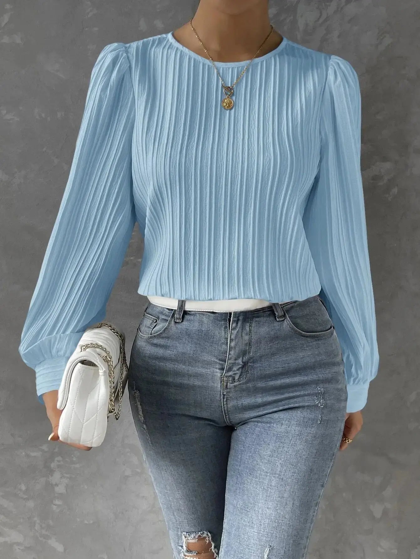 Emma | Zeitlos Elegante Bluse Zendoo.de