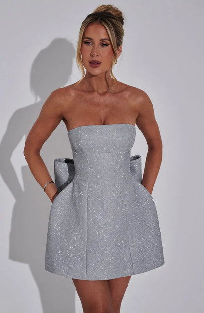 Emma | Glitzerndes Minikleid – Strahlende Eleganz für Unvergessliche Nächte