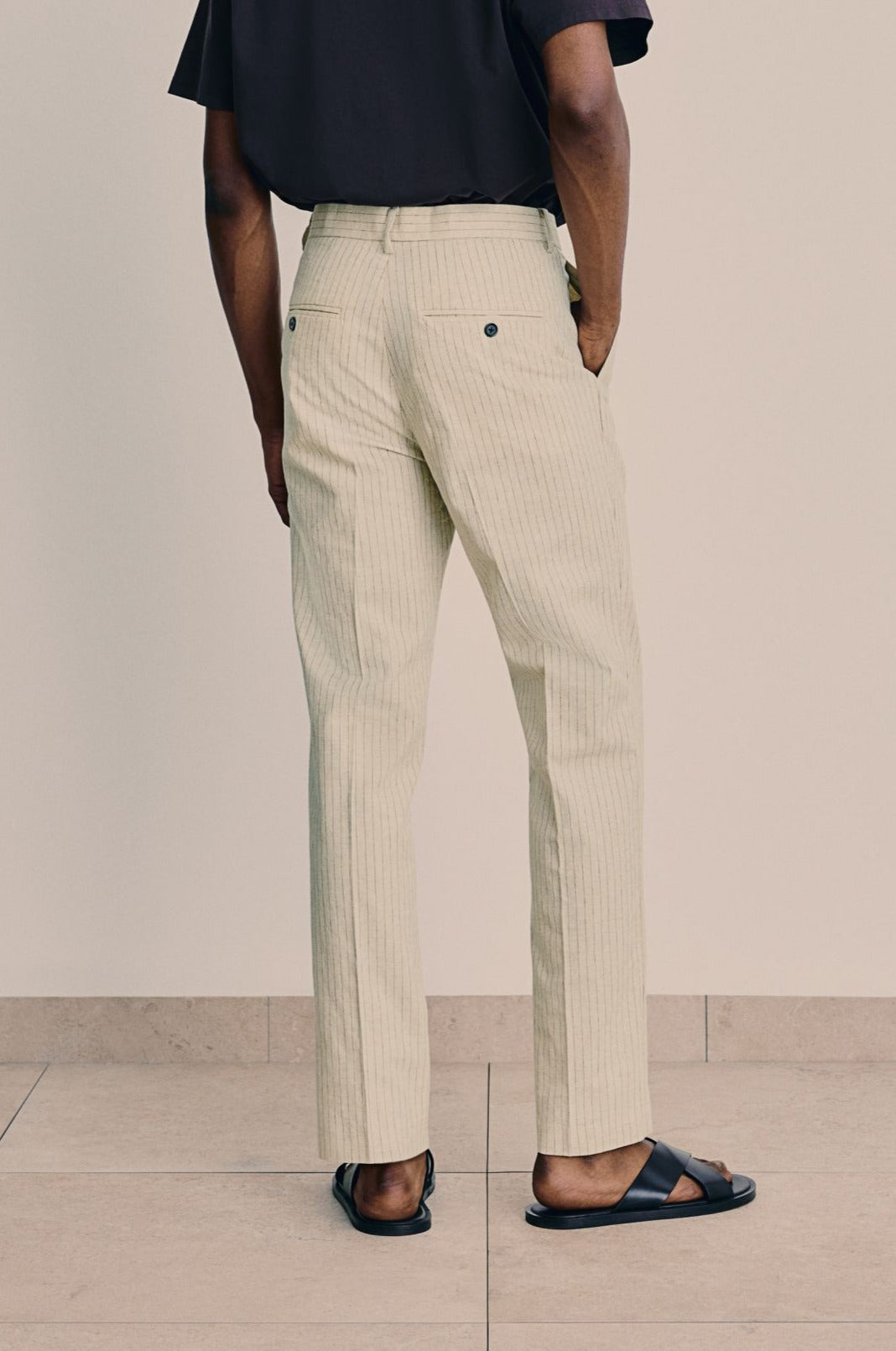 Herren-Anzughose mit Nadelstreifen – Eleganz im Old-Money-Stil