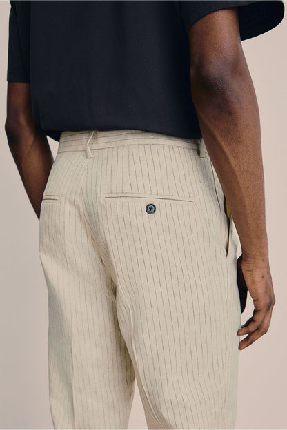 Herren-Anzughose mit Nadelstreifen – Eleganz im Old-Money-Stil