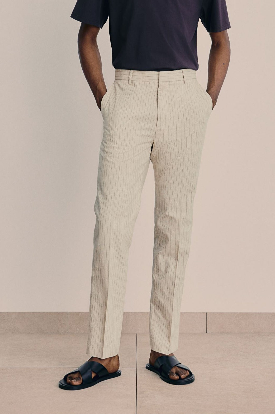 Herren-Anzughose mit Nadelstreifen – Eleganz im Old-Money-Stil