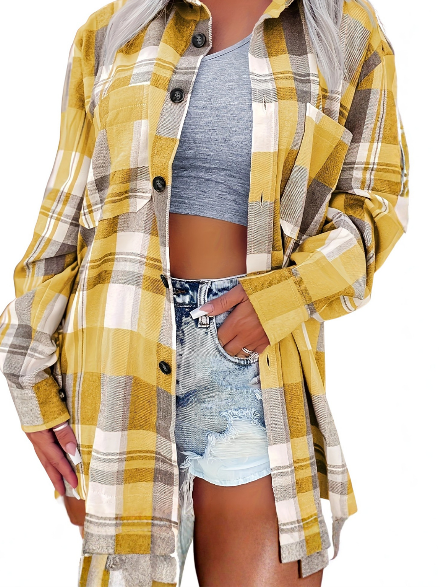 Sommerbluse mit langen Ärmeln für Damen
