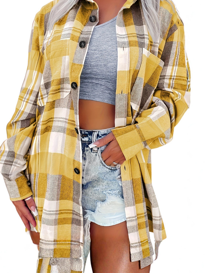 Sommerbluse mit langen Ärmeln für Damen