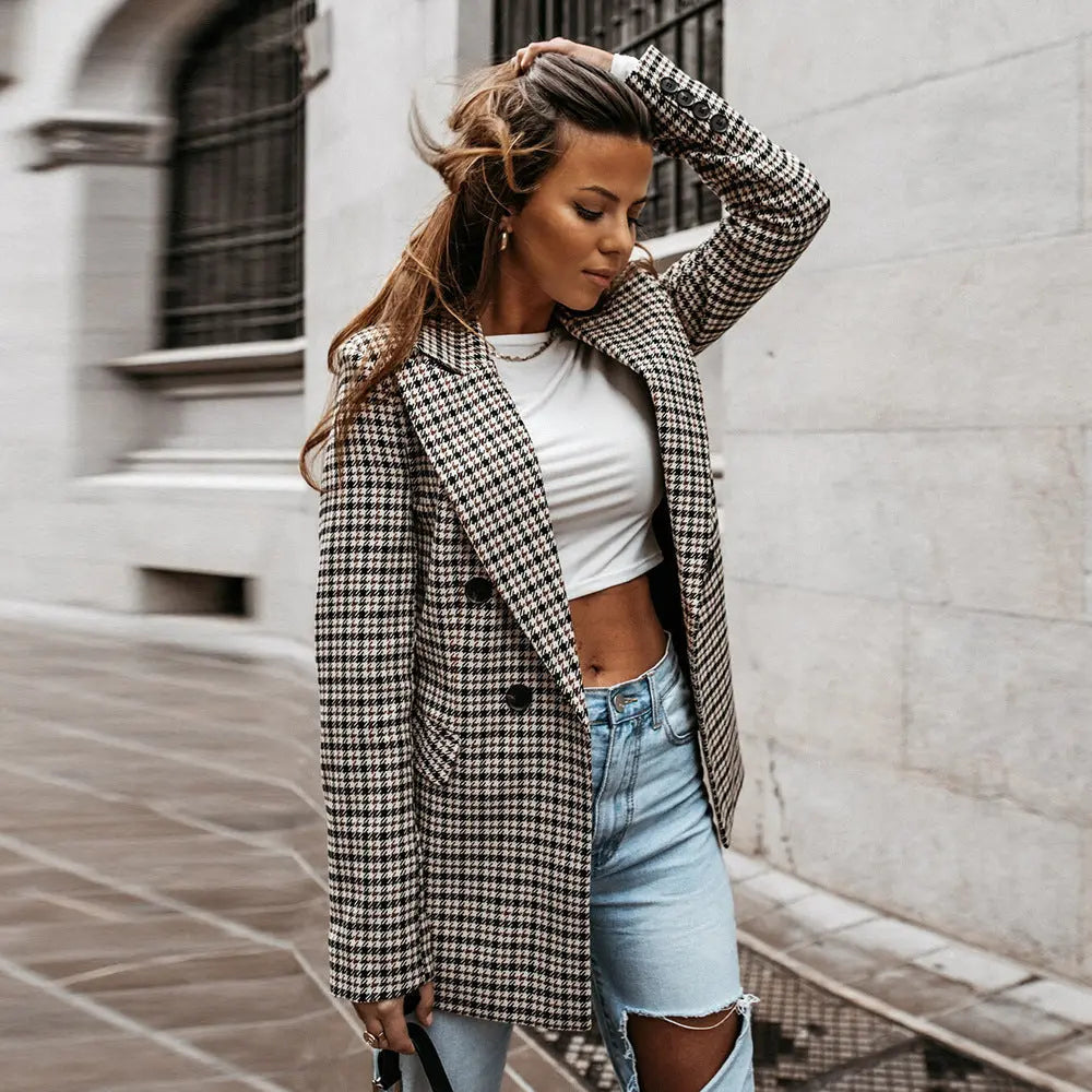 Karina | Karierter Blazer für Damen