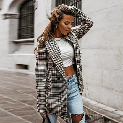Karina | Karierter Blazer für Damen