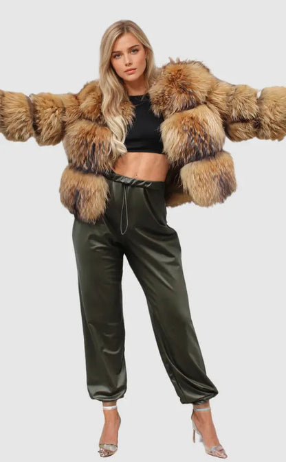 Dacy | Stilvoller Kunstfell-Jacke
