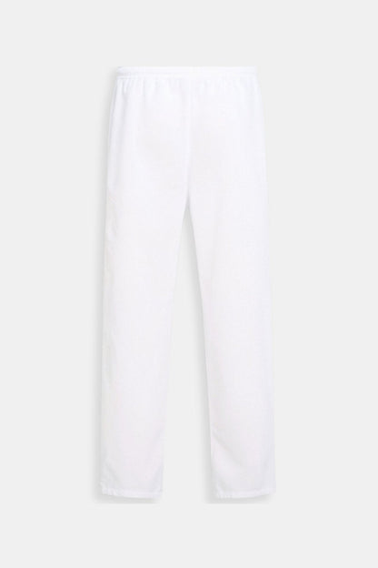 Herren-Loungebundhose in Weiß – Komfort trifft Minimalismus