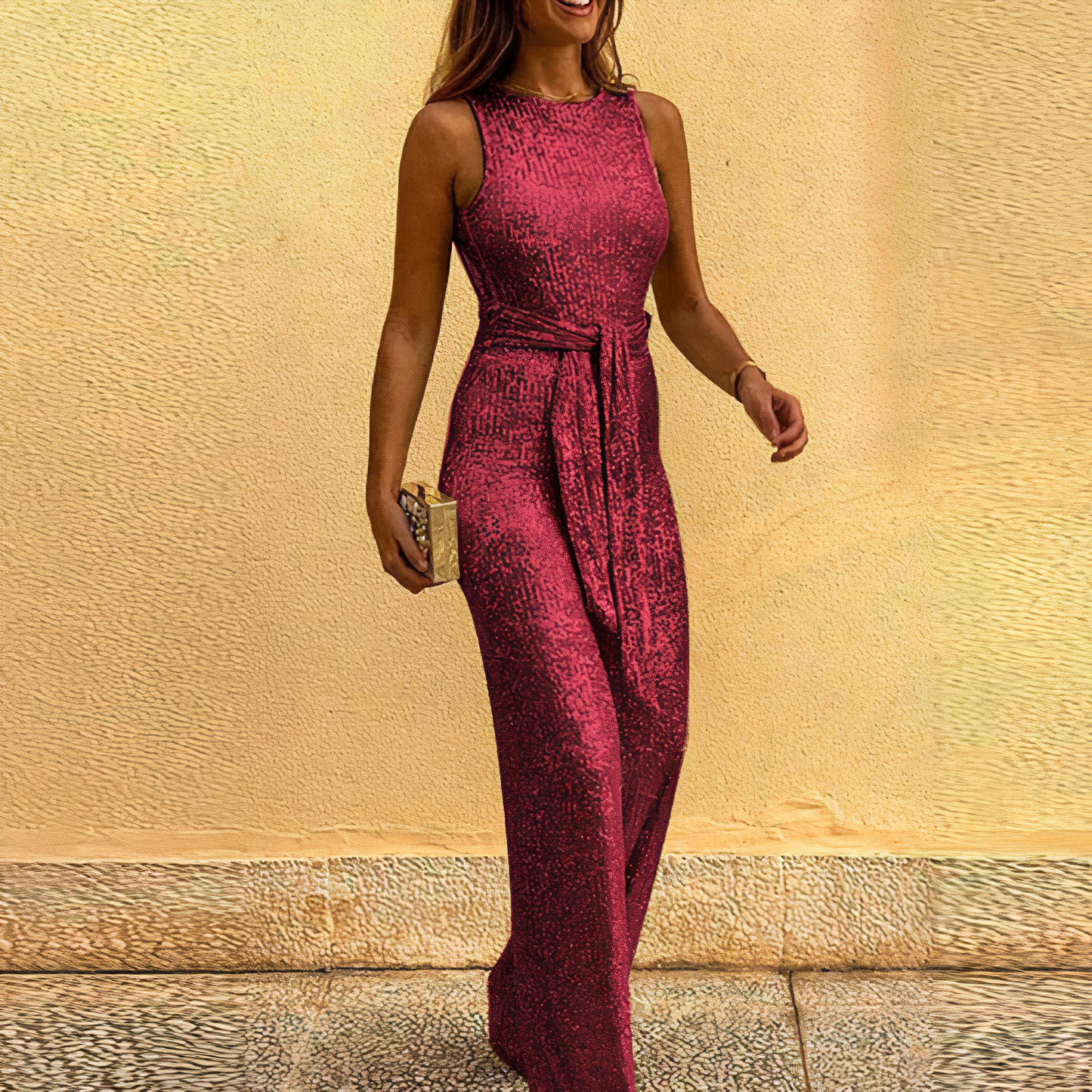 Lilly | Glamouröser Glitzer-Jumpsuit