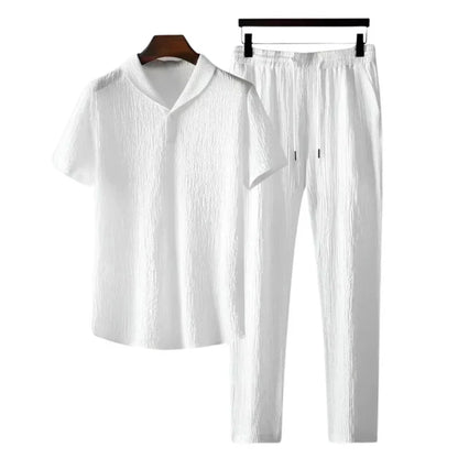 Herren Sommer Set aus Baumwolle – Polo & Hose im Old-Money Stil