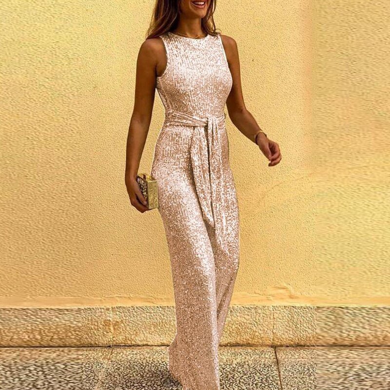 Bibi | Eleganter Jumpsuit mit Pailletten