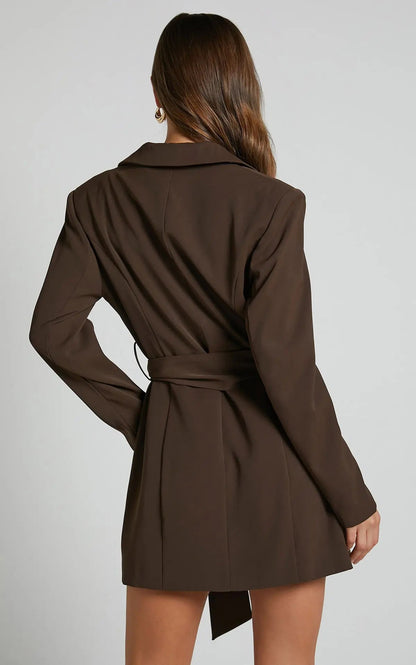 Dunja | Blazer-Kleid mit Gürtel für Damen