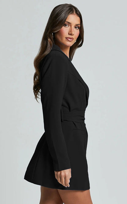Dunja | Blazer-Kleid mit Gürtel für Damen