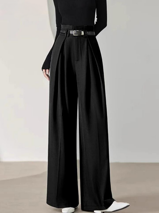 Gisela | Hochgeschnittene Hose mit weitem Bein für Damen