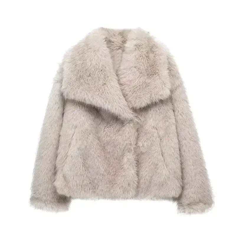 Macy | Luxuriöse Kunstfell-Jacke – Stilvoll, Kuschelig und Zeitlos Zendoo.de