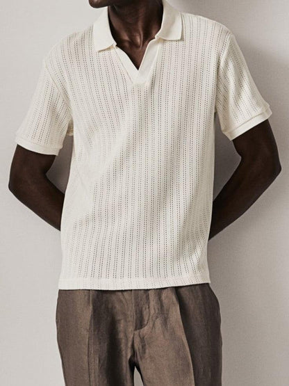 Stilvolles Strick-Poloshirt für einen eleganten Look