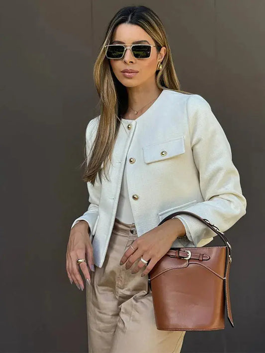 Susie | Klassischer Tweed-Blazer