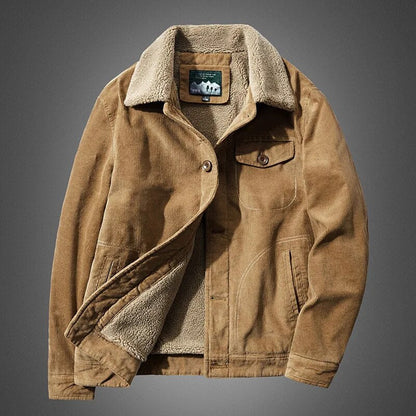 Steffen | Cordjacke mit Fleecefutter – Stilvoll, Warm & Perfekt für den Winter