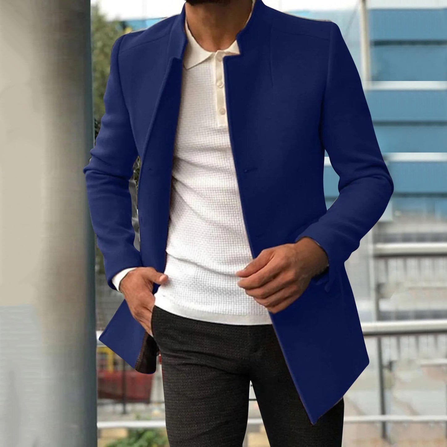 Larson |  Herren Slim-Fit Mantel