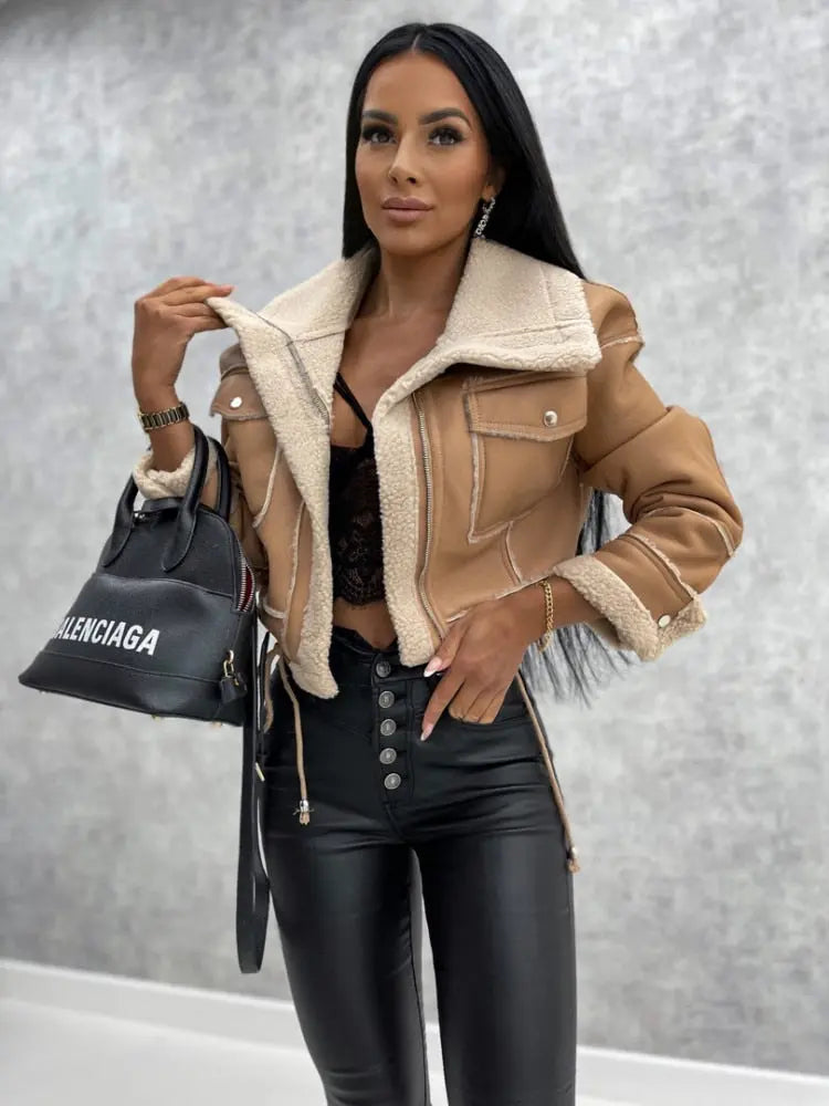 Dina | Kunstlederjacke