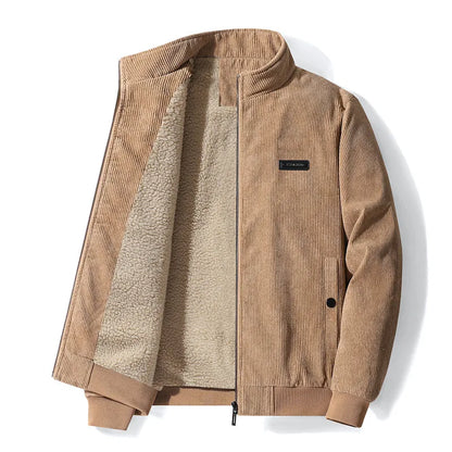 Elias | Retro-Samt-Sherpa-Jacke