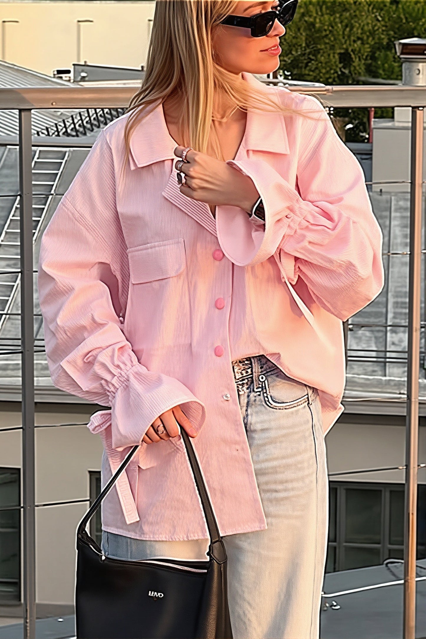 Clara™ | Gestreifte Bluse mit Schleifenärmeln