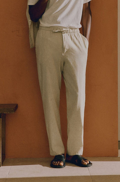 Herren-Casualhose mit Kordelzug – Minimalistischer Look in mehreren Farben