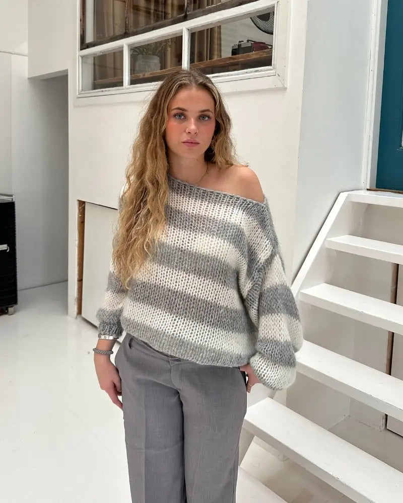 Anna | Lässiger Übergroßer Trui Zendoo.de
