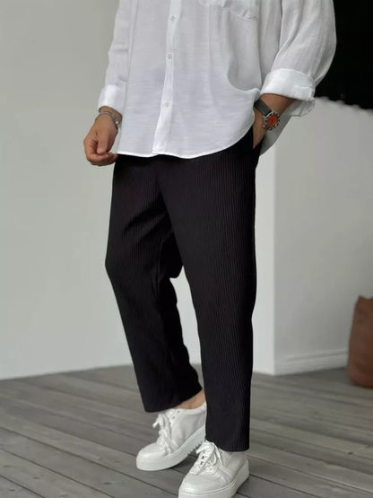 Don | Moderne Hose mit Rippstruktur