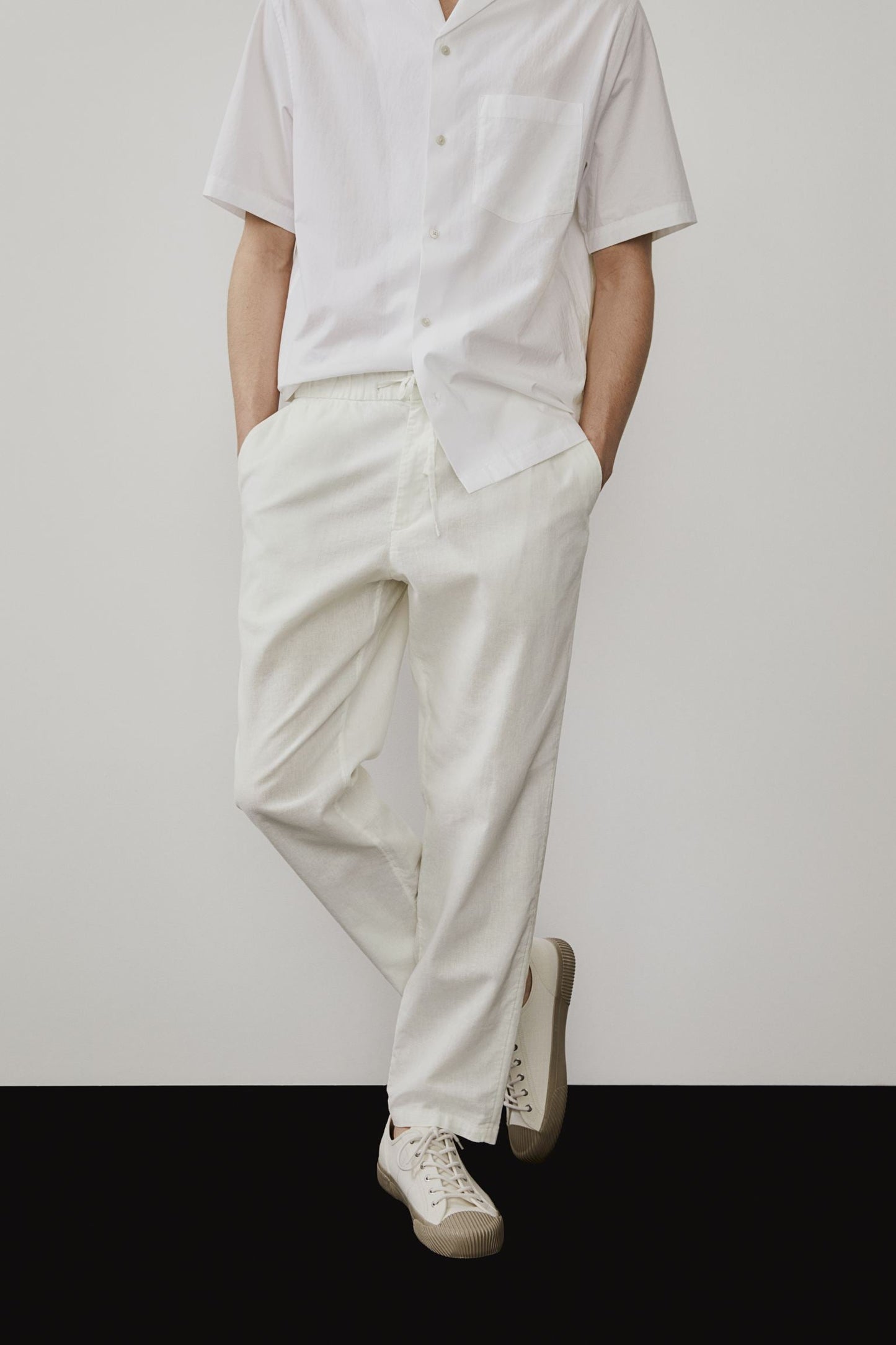 Herren-Casualhose mit Kordelzug – Minimalistischer Look in mehreren Farben