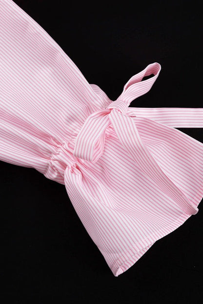 Clara™ | Gestreifte Bluse mit Schleifenärmeln