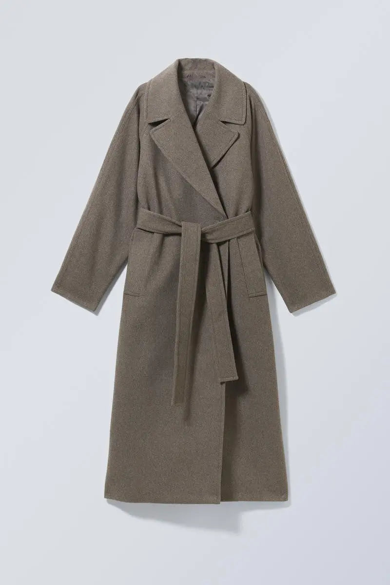 Emilia | Langer Wollmantel im Oversize-Stil